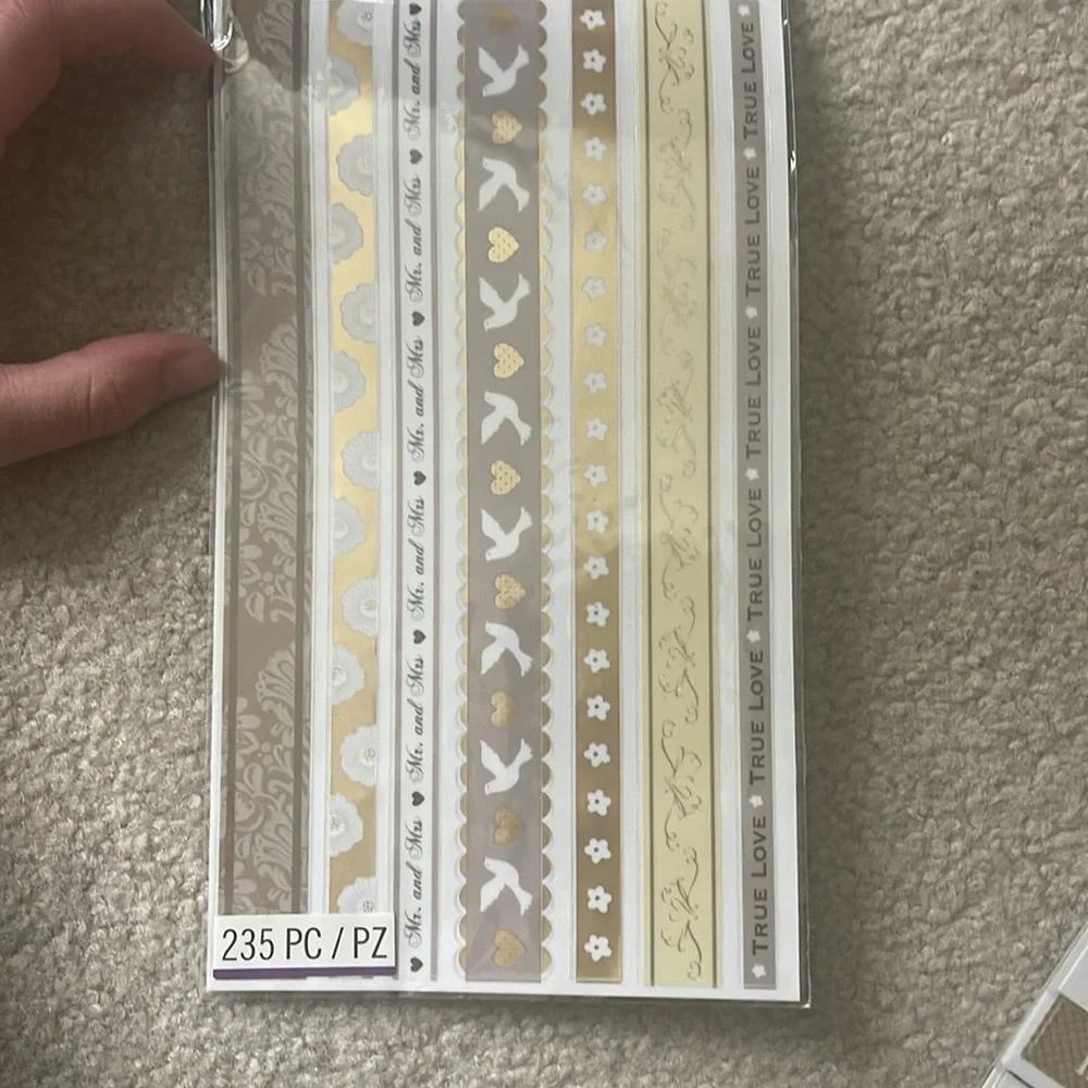 3/$5 Sticko Wedding Themed Sticker Set